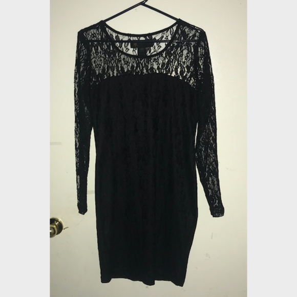 knee length dresses for ladies Kim Kardashian Black Lace Sheath Celebrity Evening Dress Golden Globes